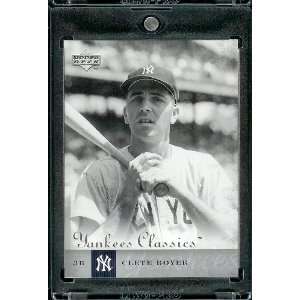 2004 Upper Deck Yankees Classics # 8 Clete Boyer New York Yankees 