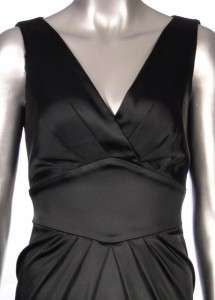Calvin Klein Short Black Satin Stretch Siren Cocktail Dress   Assorted 