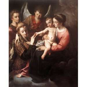   The Mystic Marriage of St Catherine 