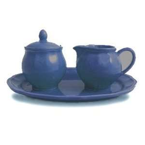 Skyros Designs Corricoware Sugar Bowl with Lid   Blue  