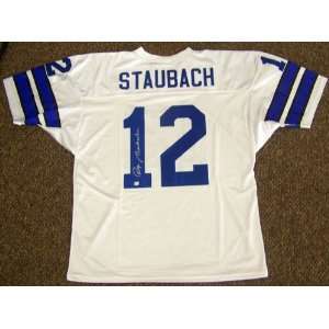 Signed Roger Staubach Jersey   Global