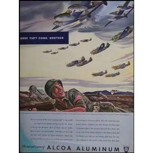  1940s Alcoa Aluminum Vintage Magazine Ad 