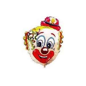  30 Clown Curly   Mylar Balloon Foil Health & Personal 