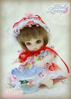 Cherry  Doll Leaves 12cm TINY SIZE SUPER DOLLFIE Ball Jointed Doll 