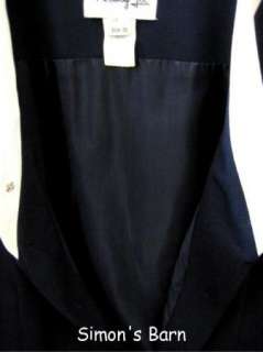 Heury Lee Navy & White Lined Dress Size 20, Excellent  
