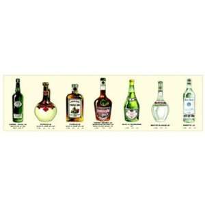  Seven Bottles 2 Poster Print