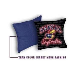  Kansas Jayhawks Attitude Toss Pillow