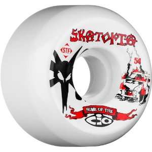 Bones STF Skatopia 54mm Skateboard Wheels (Set Of 4)  