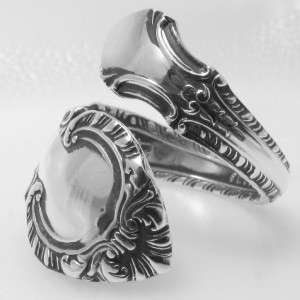 STERLING SILVER spoon ring ENGLISH GADROON by GORHAM  