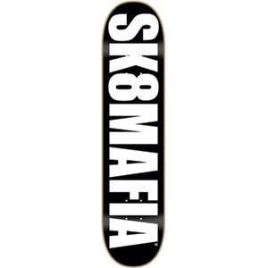  Sk8mafia Original Logo Black Skateboard Deck   7.6 x 31.5 