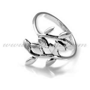 Stylish Vine Wrap Ring Size 7 925 Sterling Silver  