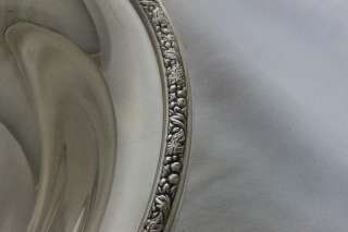 Rare Lg Whiting Champlain Sterling Silver Bowl Berries 16 oz  