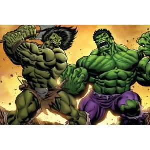  Skaar Son of Hulk #12 Cover Skaar by Ed McGuiness, 72x48 