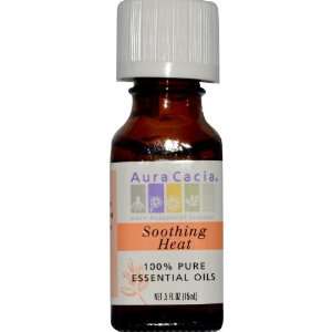  Aura Cacia Soothing Heat, Essential Oil Blends, 1/2 oz 