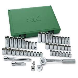  SK Hand Tools 94549 49 Piece 0.375 Inch Drive 6 Point 