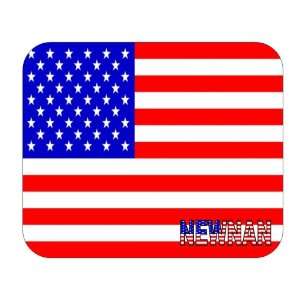  US Flag   Newnan, Georgia (GA) Mouse Pad 