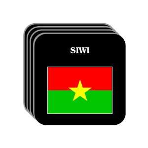  Burkina Faso   SIWI Set of 4 Mini Mousepad Coasters 