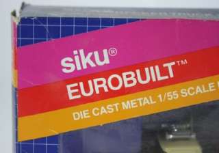   SIKU EUROBUILT DIE CAST 1/55 SCALE MODEL MACK WRECKER TRUCK  
