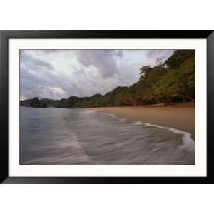 The Surf Upon the Beach in Manuel Antonio National Park in Costa Rica 