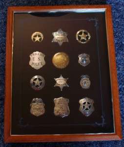 Franklin Mint The Official Badges of the Great Western Lawmen 2 Case 