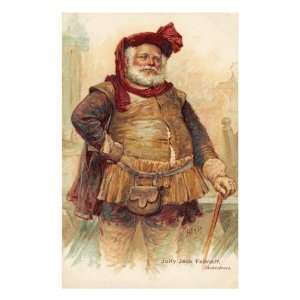 William Shakespeares comic character Sir John Falstaff Stretched 