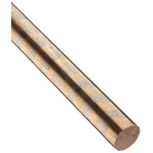   Solid Bar, Oil Impregnated Sintered Bronze, Inch, 0.5 OD, 6.5 Length