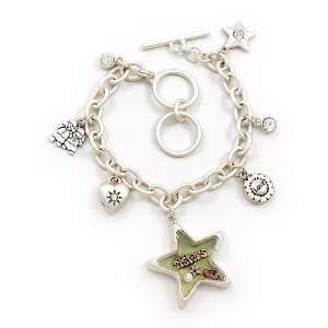  SISTERS Star Charm Fashion Bracelet Jewelry
