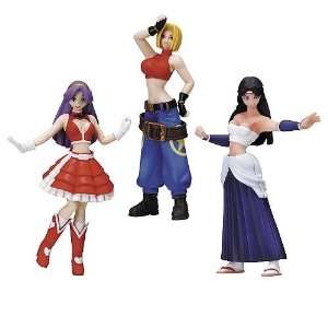  King of Fighters Girls Mini Figure Series 1 Set of 3 Toys 