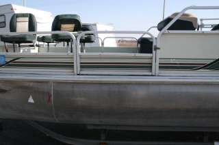  20 Pontoon w/ 50hp Mercury Outboard and Trailer Project boat  