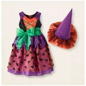  The Childrens Place Girls Halloween Witch Costume Size 2/3 