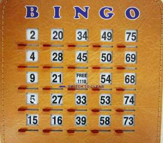 30 SHUTTER BINGO CARDS 6 PLY WITH QUICK CLEAR FEATURE  