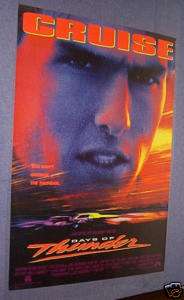 Original DAYS OF THUNDER Rolled 1 sht Poster Tom Cruise  