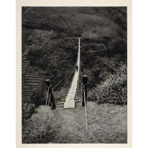   Pass Mountain Formosa Taiwan   Original Photogravure