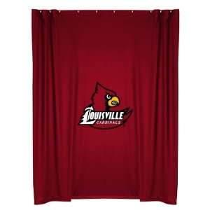  Collegiate Louisville Cardinals Sidelines Shower Curtain 