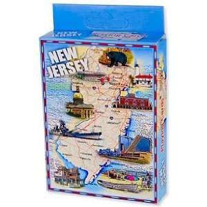 New Jersey Playing Cards   Map, New Jersey Souvenirs, New Jersey 