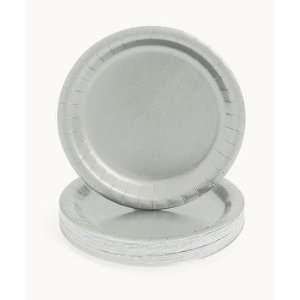  Metallic Silver Party Dessert Plates   Tableware & Party 