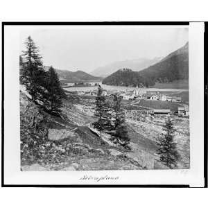 Silvaplana,Mountains  Switzerland  1860s 