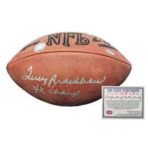  Autographed Terry Bradshaw Football   4x Champs Sports 