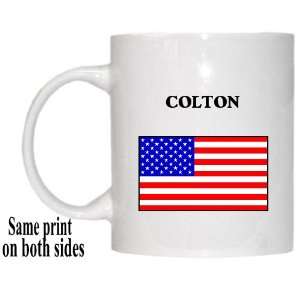  US Flag   Colton, California (CA) Mug 