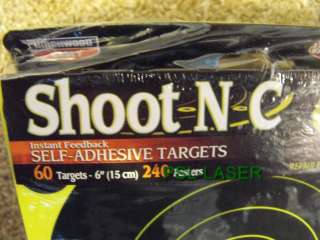 SHOOT N C TARGETS 6 Inch BIRCHWOOD CASEY BULK 60 Pack  