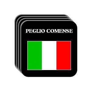  Italy   PEGLIO COMENSE Set of 4 Mini Mousepad Coasters 