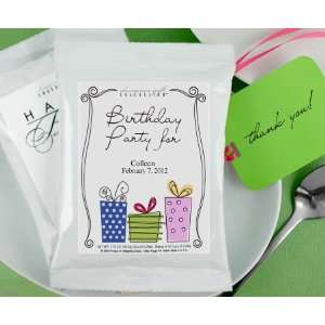    Personalized Birthday Coffee Favors   White