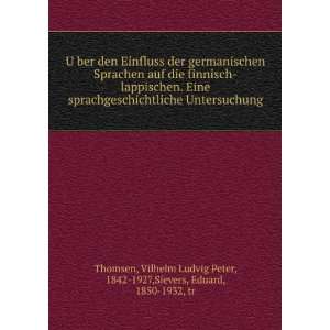   Ludvig Peter, 1842 1927,Sievers, Eduard, 1850 1932, tr Thomsen Books