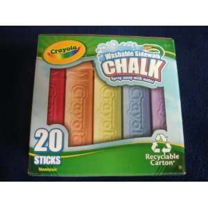  Crayola Washable Sidewalk Chalk x 20 sticks Everything 