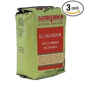 Batdorf & Bronson El Salvador Siberia Pacamara, Whole Bean Coffee, 12 