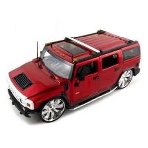    Hummer H2 Suv Red 118 Diecast Model Car Jada Dub Toys & Games