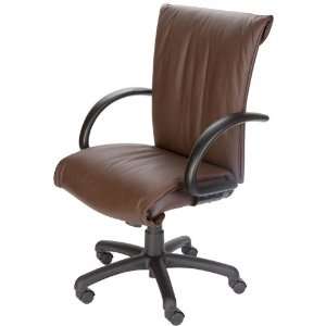  Compel Zen High Back Brown Top Grain Leather Chair Office 