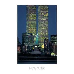   and the World Trade Center, N.Y.   Poster by Kamran Shaukat (24 x 36