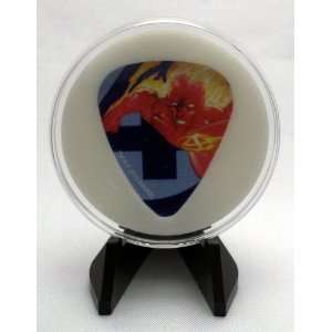 Marvel Universe Hero Human Torch Guitar Pick With Display Case & Easel 