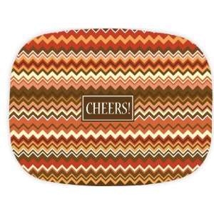  Preppy Plates Sunset /Cheers Every Day Platter Kitchen 